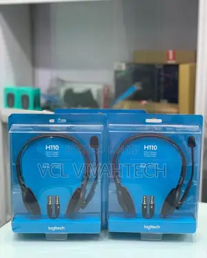 Logitech H110 Wired Stereo Headset With Dual 3.5mm Plugs