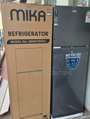 255litres No Frost Double Door Mika Refrigerator