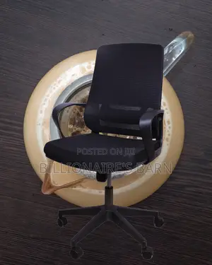 Black Ergonomic Mesh Office Chair (Orthopedic) — Fast Seller