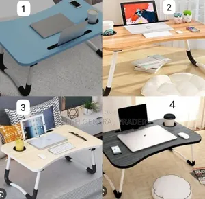 *Multi-purpose Foldable Laptop Desk Study Table With Tablet Slot