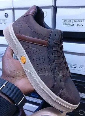 Brown/Blue Mens Shoes