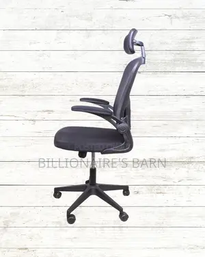 Grey Ergonomic Office Chair | Executive Swivel Base