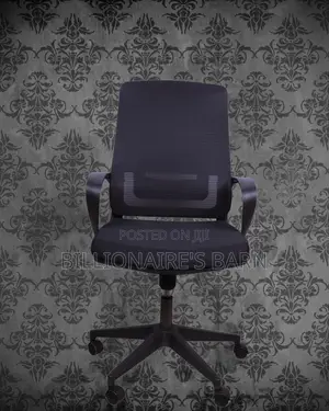 Plush Black Ergonomic Mesh Office Chair — All-Day Comfort