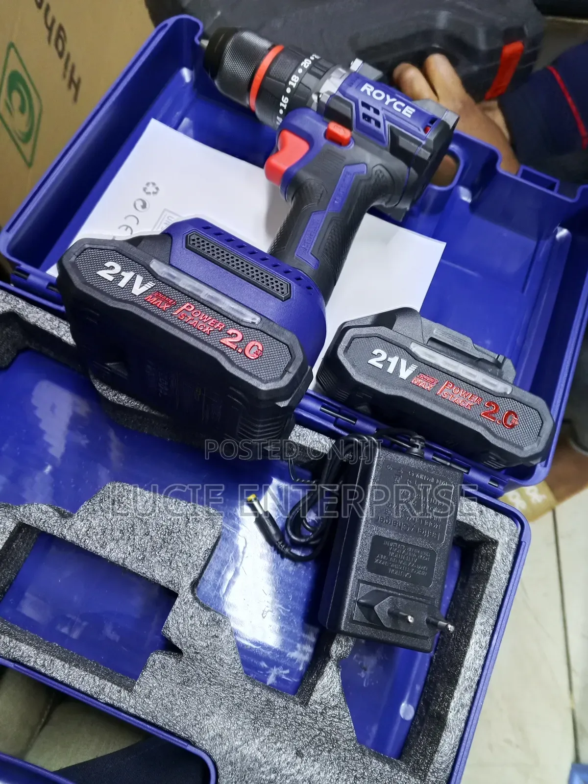 Royce Cordless Drill 21v/ Commercial Cordless Drill