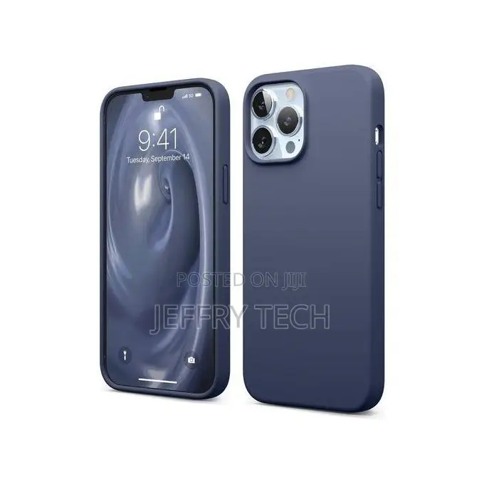 Hertyu Apple iPhone 13 Pro Max Real Silicone Case Quality Silicone