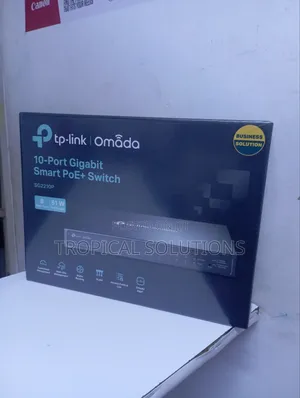 Tp-Link Omada Sg2210p 10- Port Gigabit Smart Poe+ Switch Sg2210p
