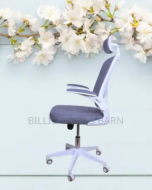 Best-Seller White Ergonomic Office Chair | Nylon Castors