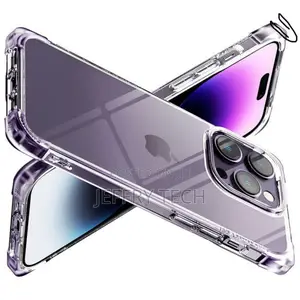 Afghet iPhone 14 Pro Max Clear Case With Borders at the Edge