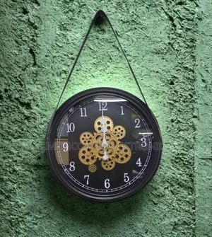 32cm Rotating Moving Gear Wall Clock