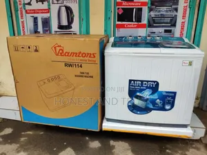 *Ramtons Washing Machine Super Jumbo Twin Tub 12kg/14 With Air Dryer