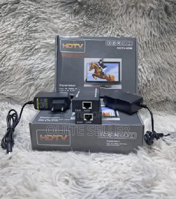 1080pfull Hd 60m Hdmi Extender Transmitter Receiver Cat5/Cat6 Ethernet