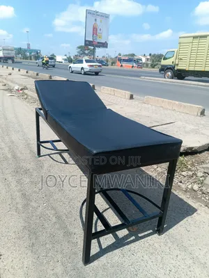 Examination Bed,Black Leather