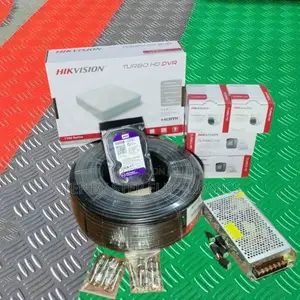 2mp Hikvision Full Hd CCTV 4 Cameras 1080p Security DVR Complete Kit