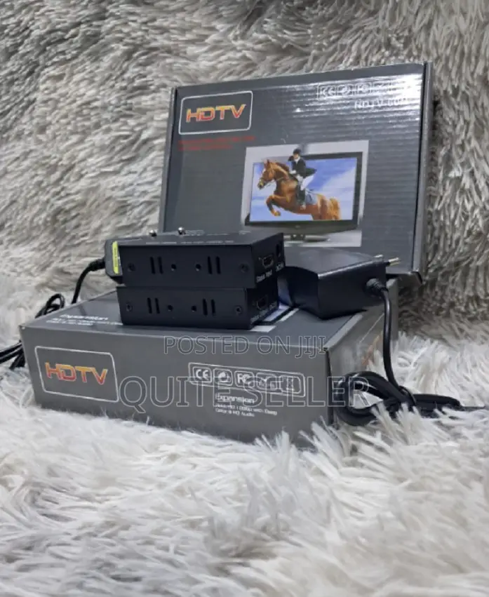 Over 60meter Ethernet Hdmi Extender - Resolutions Up to 1080p at 60hz .