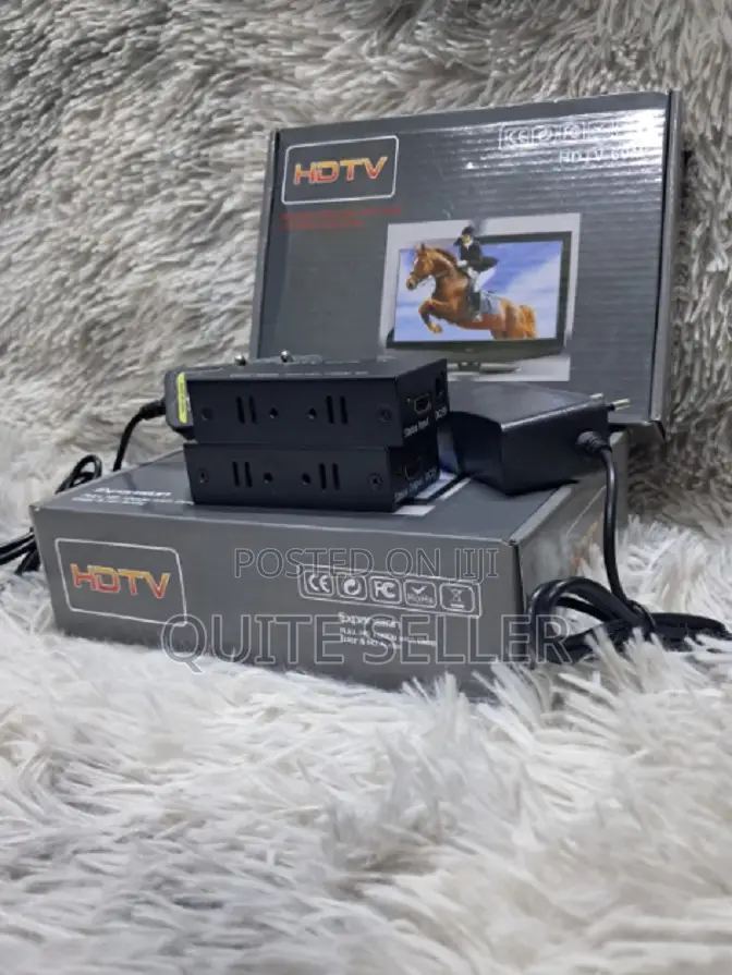 Hdmi Extender 60 Meter Over Ethernet With Ir Pass-Through (Optional)