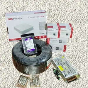 Hikvision 4 Cameras 1080p 2mp CCTV System Kit With Motion Detection