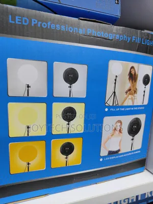Moon Fill Light Pf 26 With Remote and 2.1 Tripod Stand ( Free Holder )