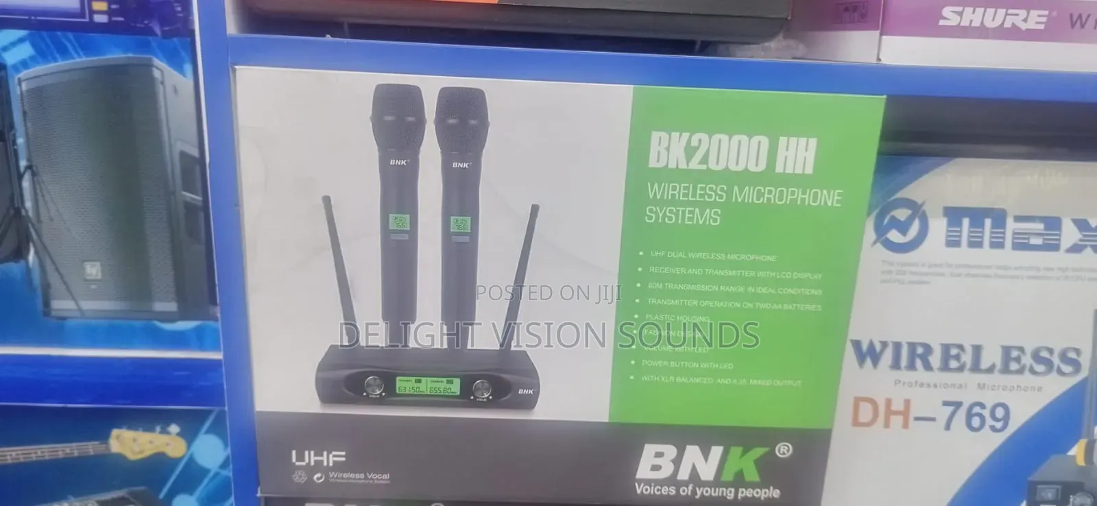Bnk, Professional Wireless Microphone (Bk_2000)