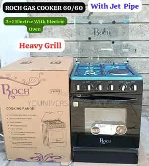 60x60 Roch Standing 3+1 Cooker