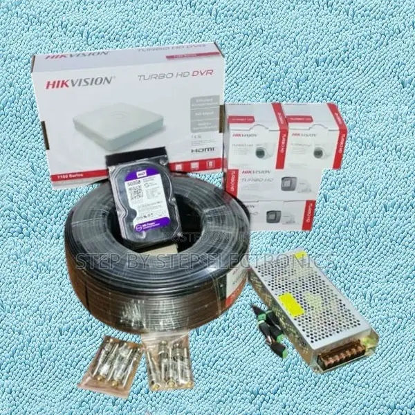 Hikvision CCTV Package 4 Cameras 2mp 1080p Full Hd With Motion Sensor