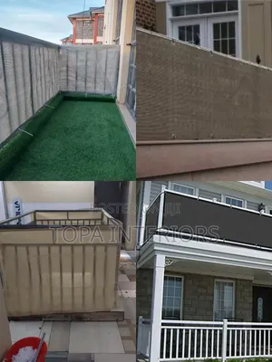 Canvas Balcony Privacy Shields for Balcony Dust Trap and Wind Breaker