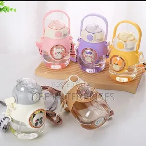 820ml Children Water Bottle With 3d Stickers
