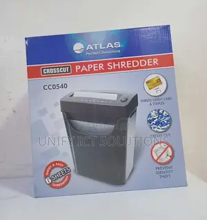 Atlas Cc0540 Paper Shredder Shreds Up to 6 Sheets.