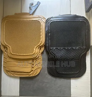 Beige Car Floor Mats - Pure Rubber Car Floor Mats