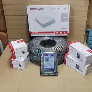 Complete System Hikvsion CCTV Cameras 2mp 1080p Four Cameras
