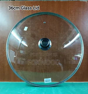 2high-Quality Glass Lids 24cm