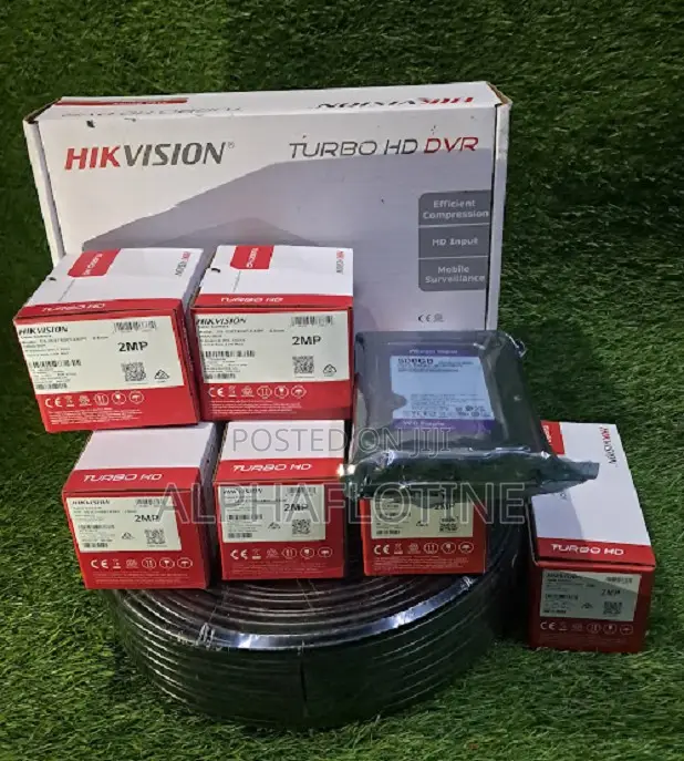 Full Hd CCTV Cameras Security Surveillance Complete System Kit