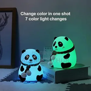 Panda Kids Night Silicone Led Bedside Lamp