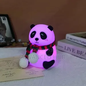 Panda Kids Night Silicone Led Bedside Lamp