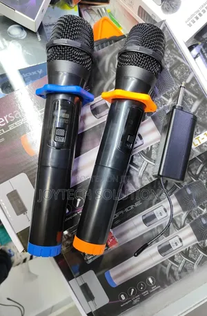 Wireless Microphone, Karaoke Handheld Mic System 6.35mm Jack, 30-50 M