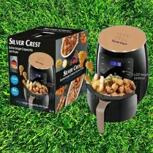 6 Litre Silver Crest Digital Air Fryer Large Capacity Oil-Free Cooking