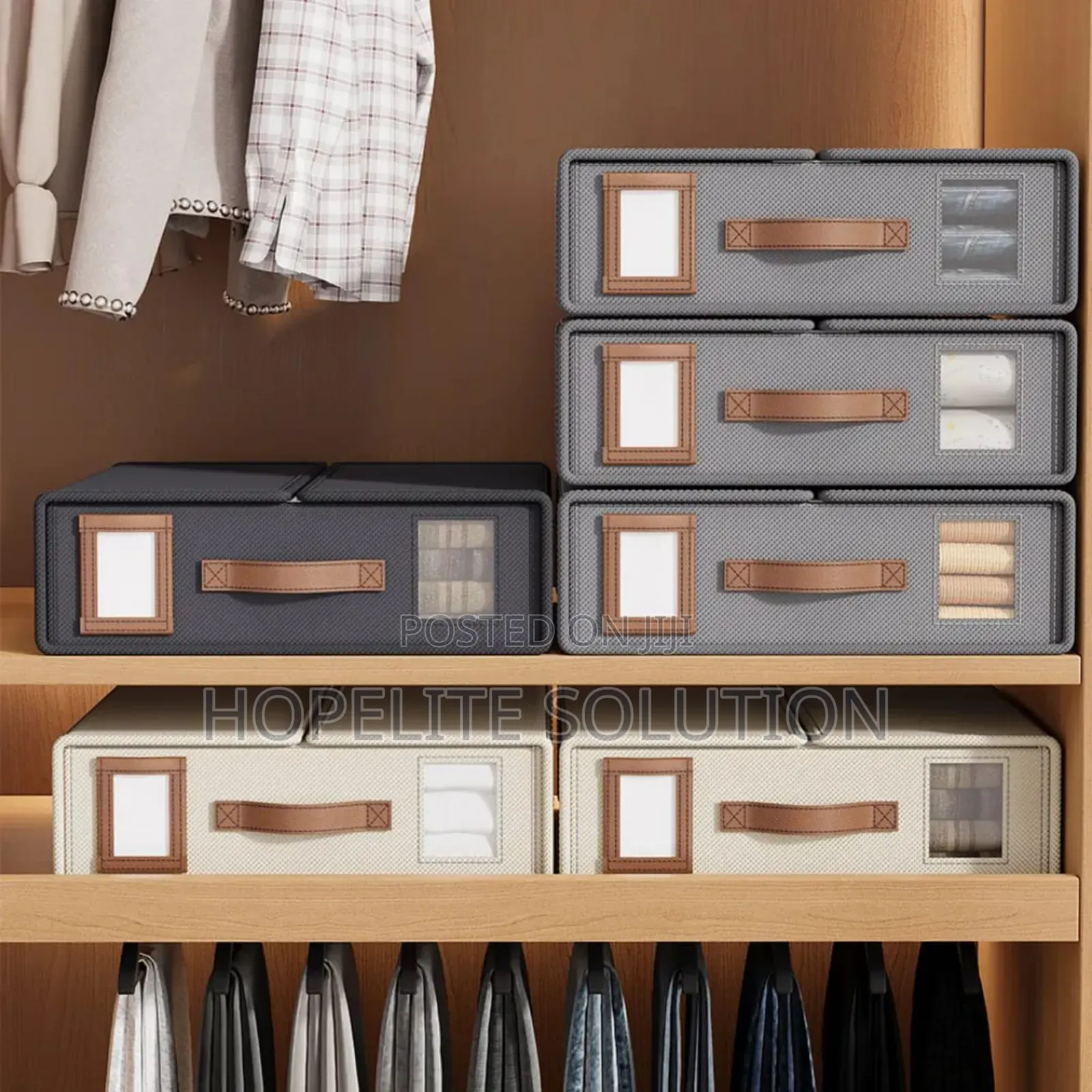 Fabric Storage Closet Organizer