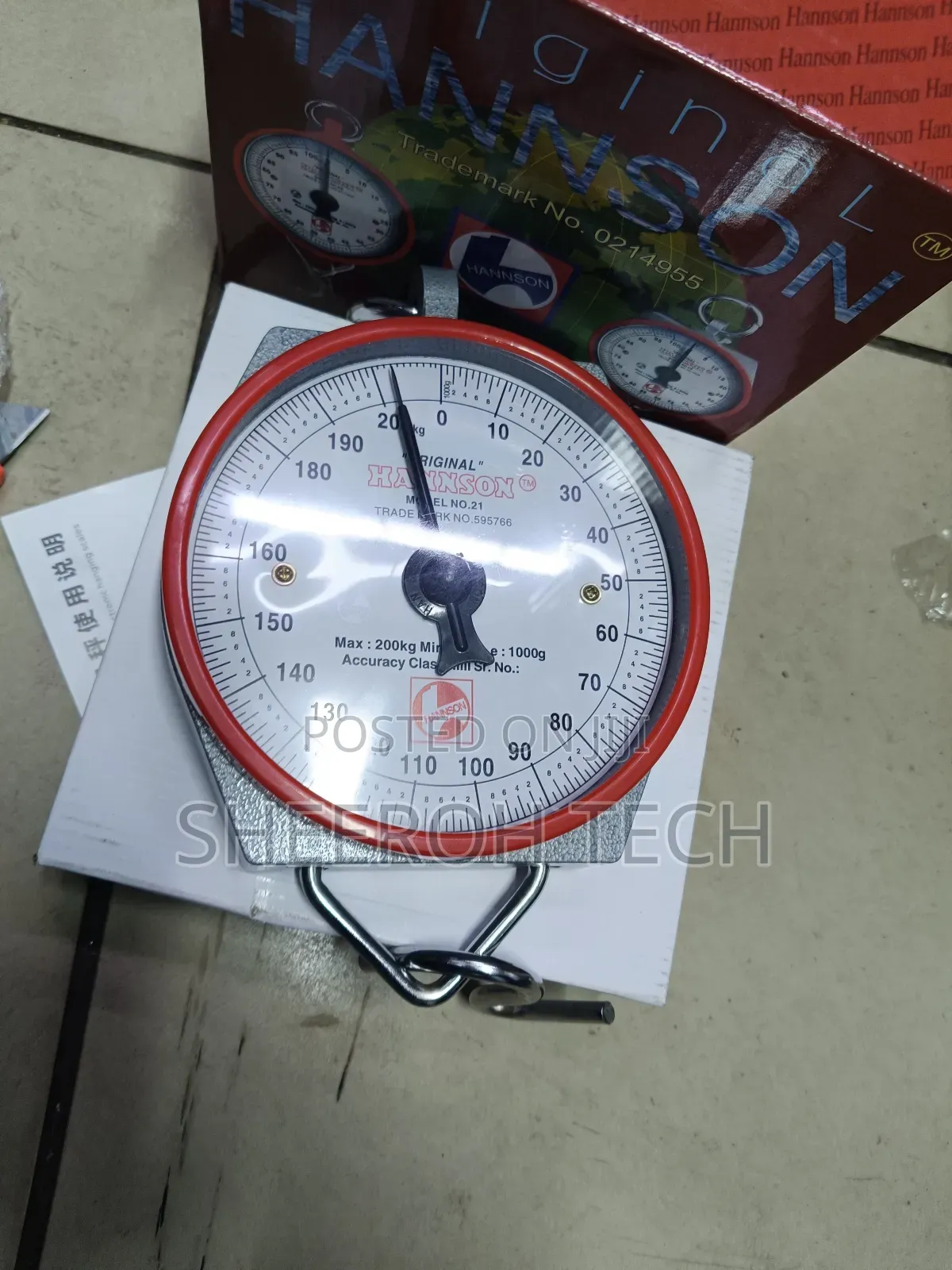Hanson Weighing Scale 100
