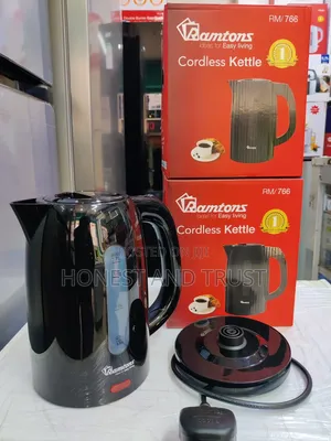 *Ramtons Kettle Cordless Black 1.7l Rm776