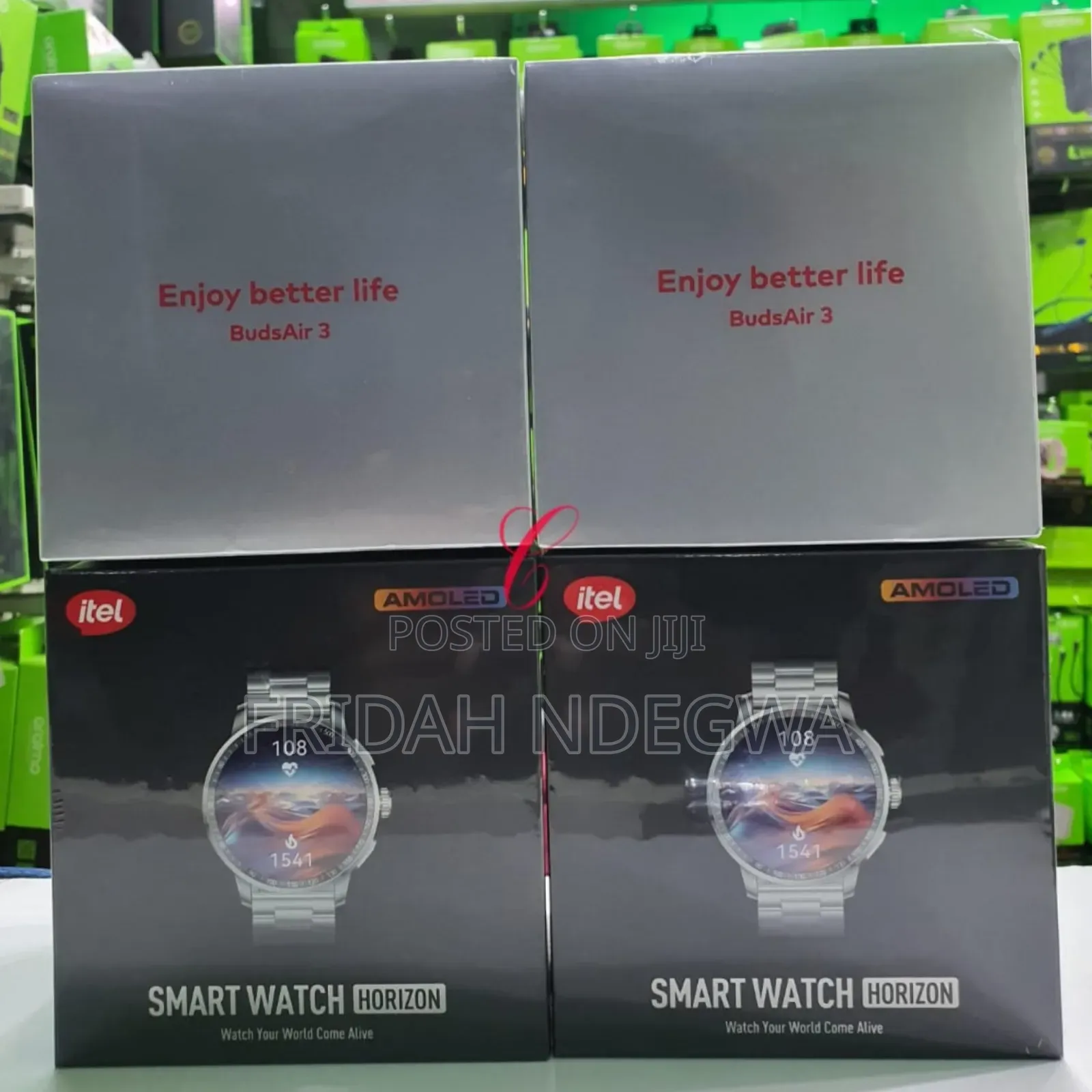 Itel Horizon Isw-N8 1.43" *Amoled* Screen *Metallic* Smart Watch