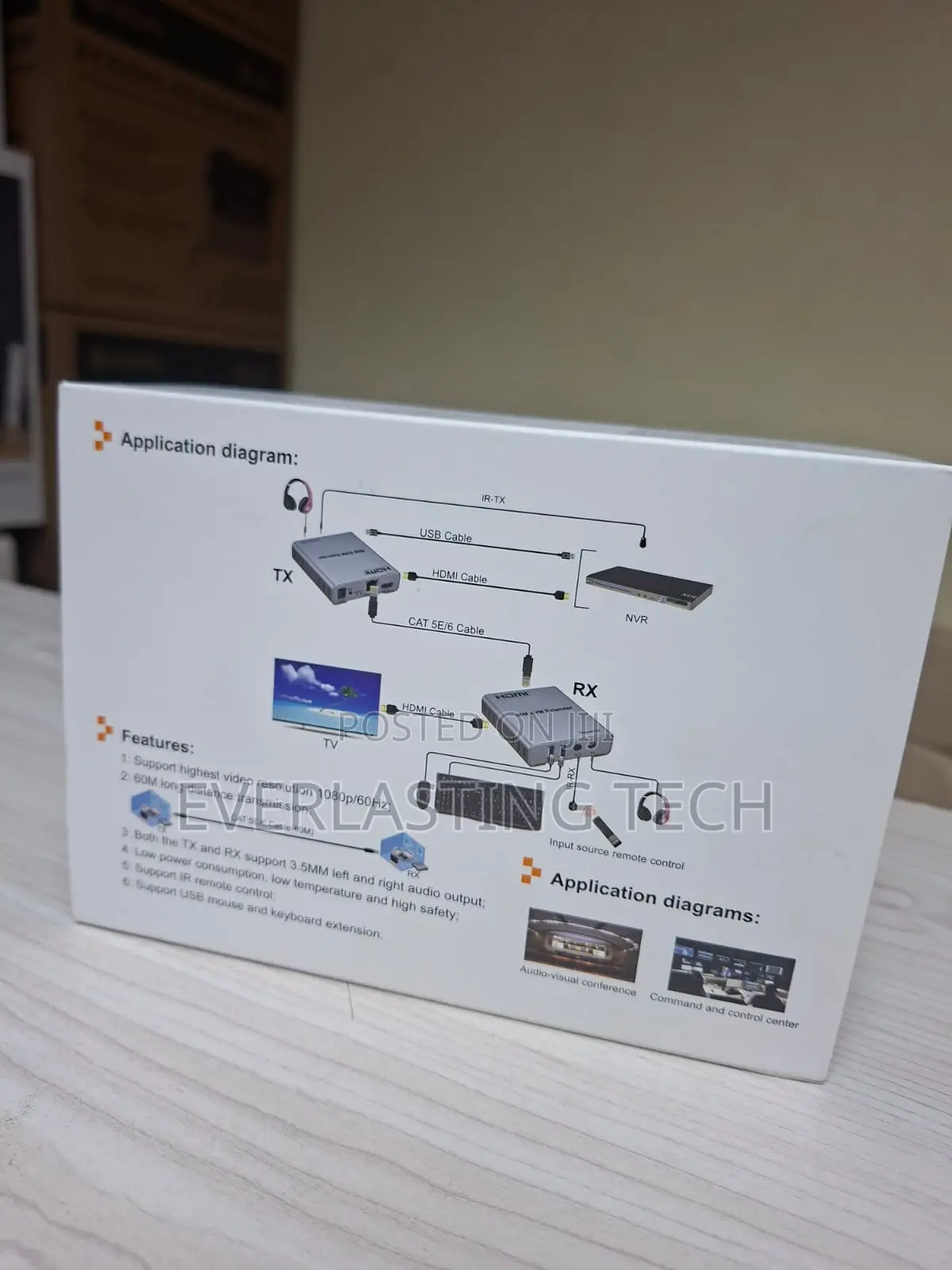 60m Hdmi Extender KVM Signal Extender With Audio