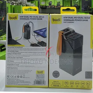 Budi Pb810b 30000mah *65w* Pd Fast Charging Power Bank