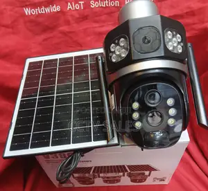 4g V380pro Dual Lens Solar Powered Camera With 10x Zoom,Dual Lens