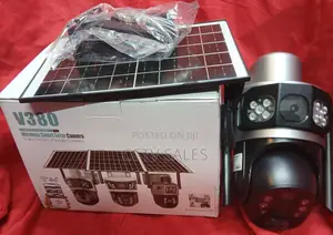 Dual Lens Solar V380 Solar Powered 2 Lens PTZ 4g Camera 10x Zoom