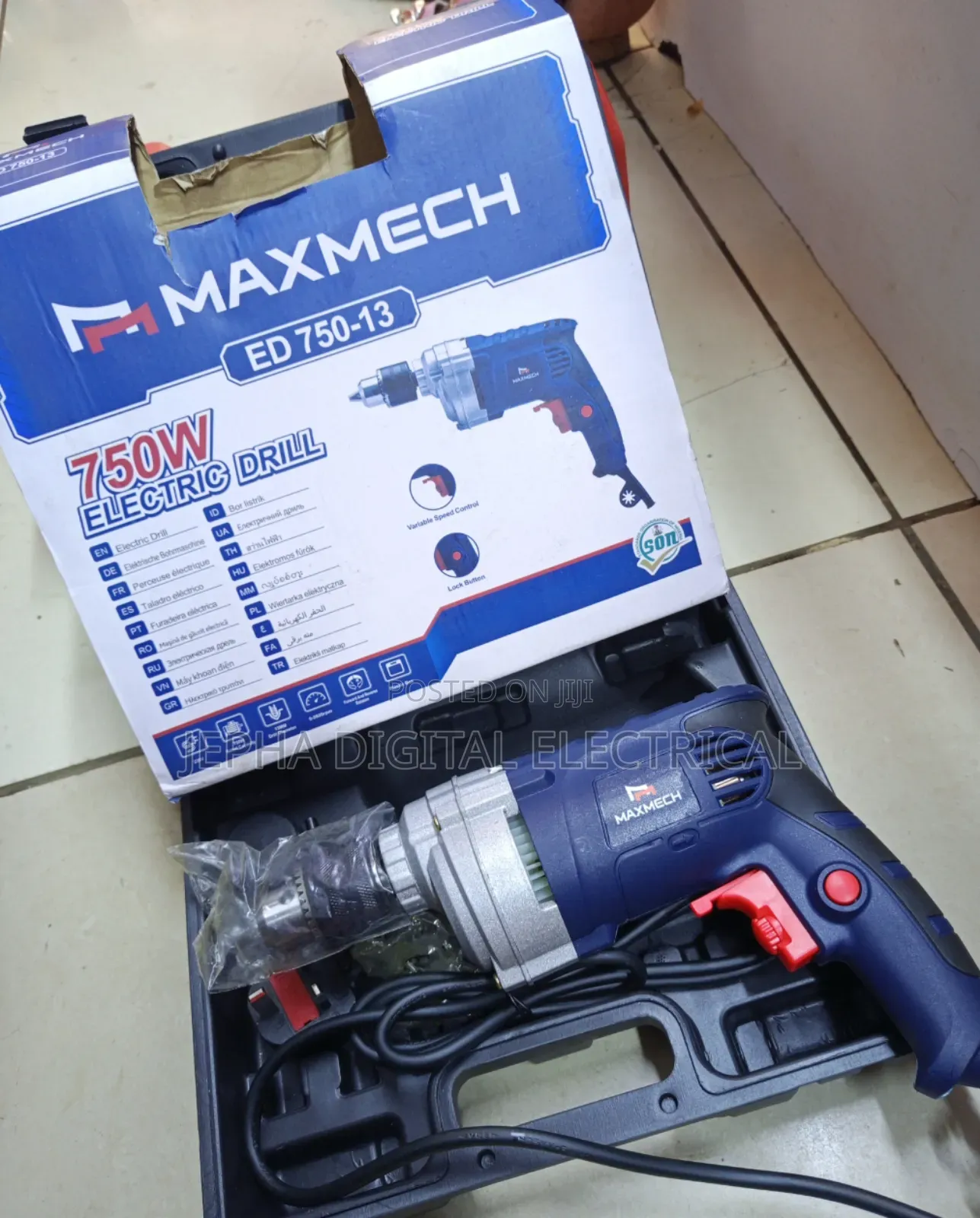 750watts Maxmech Electric Drill