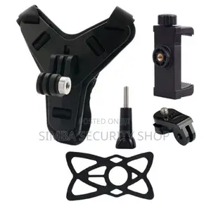 Adjustable Helmet Harness for Smartphone or Action Camera Chin Mount