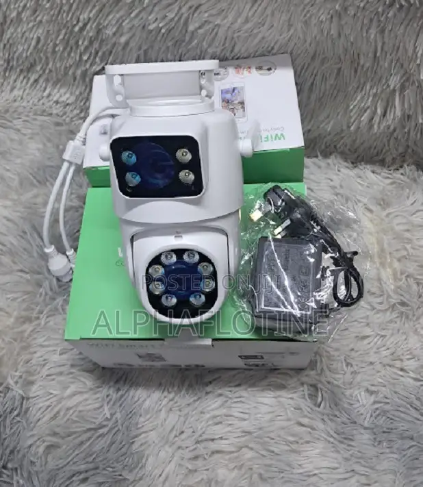 Icsee Wireless Wifi Duo Lens Securitycamera Outdoor Ai Human Detection