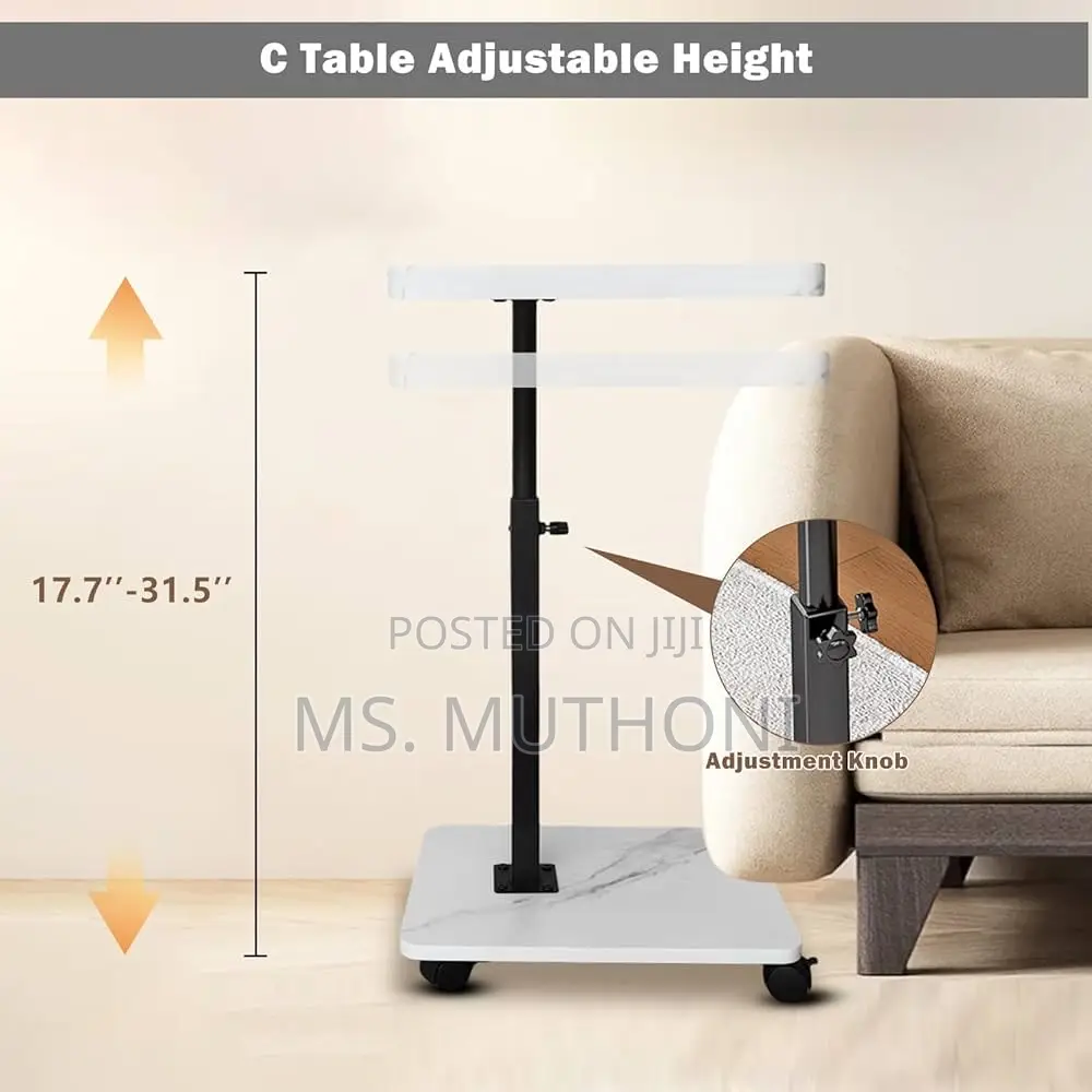 360° Swivel Height Adjustable Side / End Table