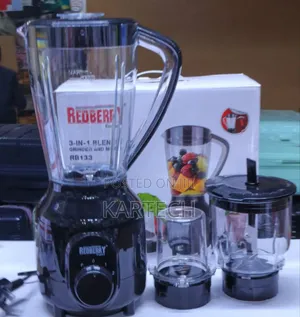 Redberry Blenders
3 in 1 Blender
Blender,Chopper and Grinder