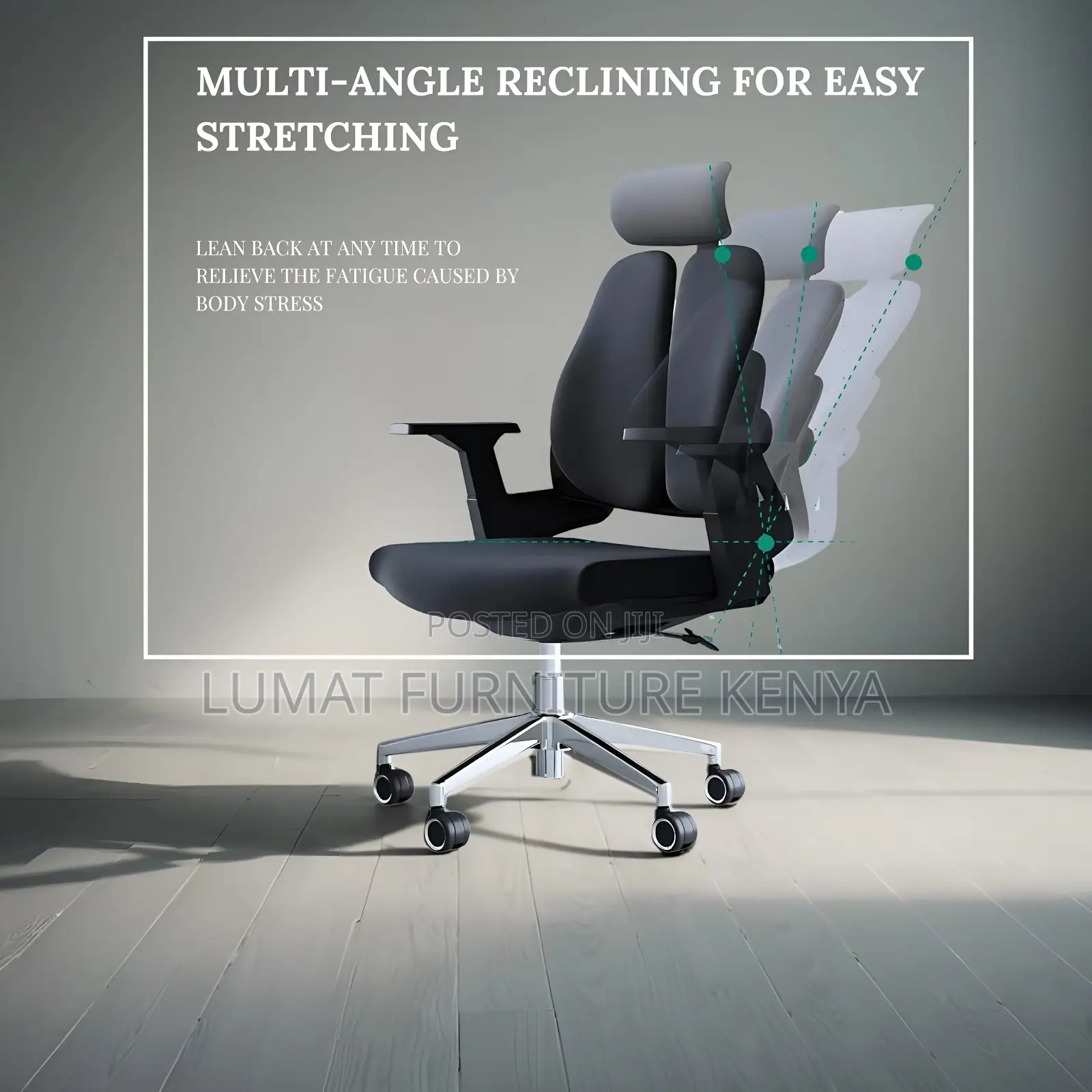 Executive Dual Orthopedic Office Seat