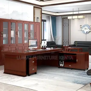 Large Executive Desk – 2 Metres, Mahogany Design